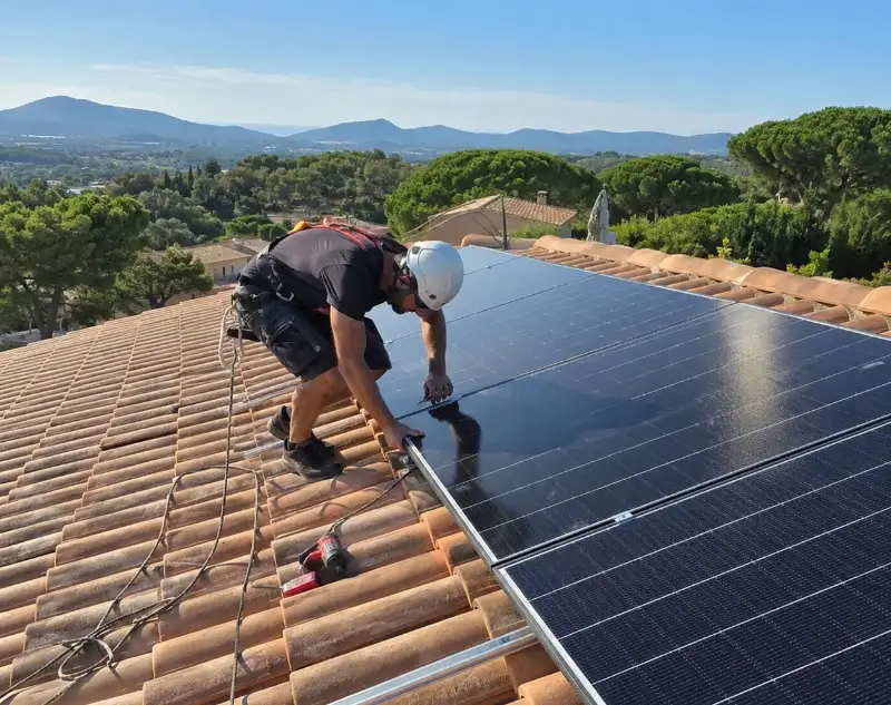 Installateur panneaux solaires Vaugines — pose photovoltaïque sur toiture